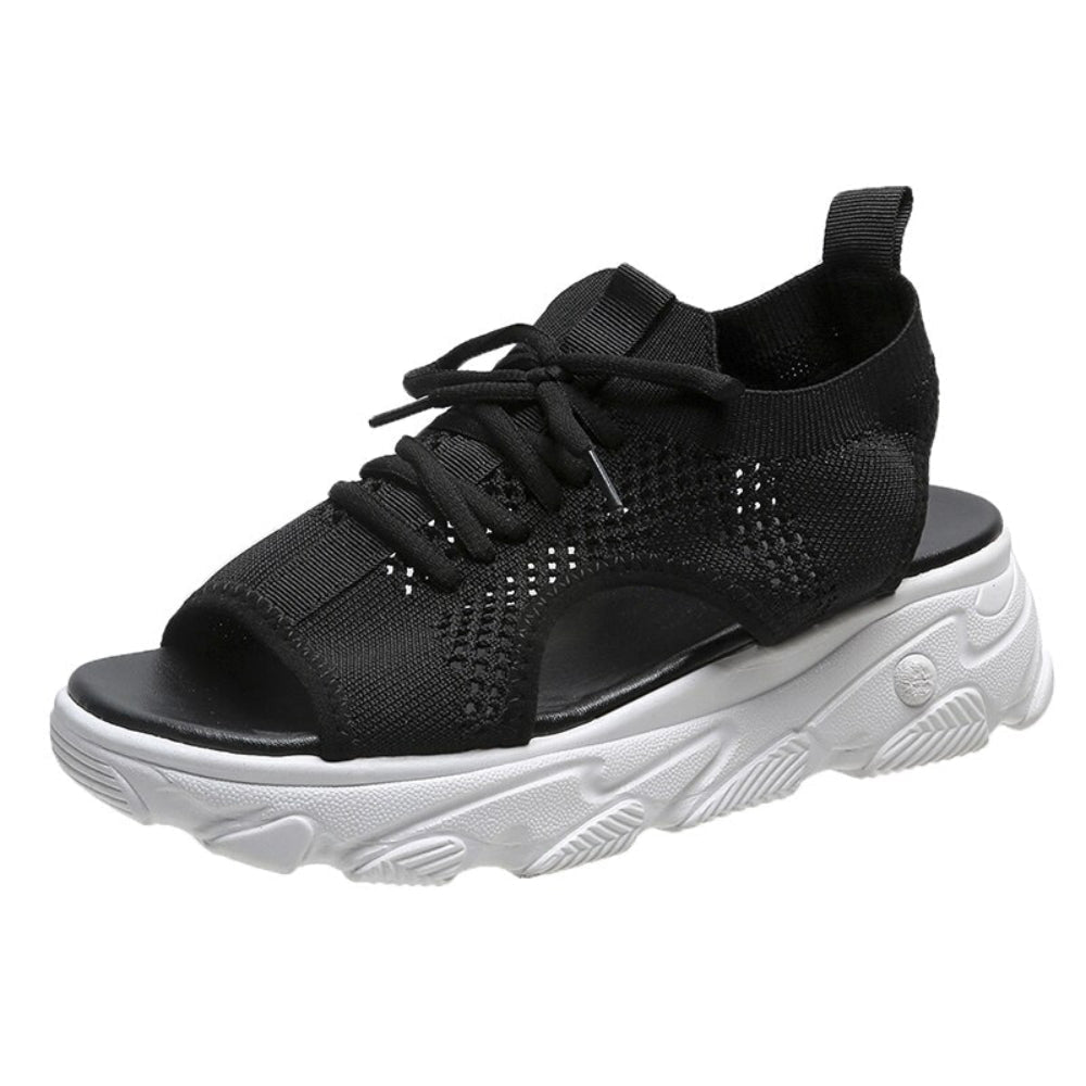 Orthopedische sandalen met dikke zool en maximale ondersteuning – ELYSIA LIFT - Glamorix