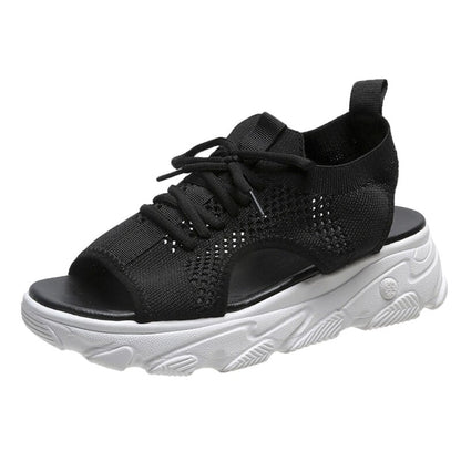 Orthopedische sandalen met dikke zool en maximale ondersteuning – ELYSIA LIFT - Glamorix