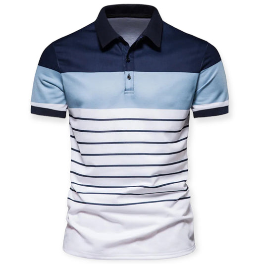 KENDRICK - Herenpolo met casual strepen voor een moderne look