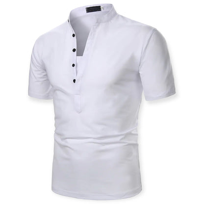 ROWAN - Casual herenoverhemd met halve plooi voor een stijlvolle look