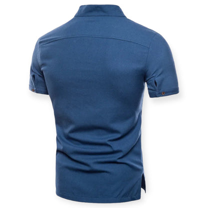 NOVA - Minimalistisch T-shirt met staande kraag voor een moderne look