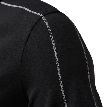 LEO - Shirt met korte mouwen en ritssluiting voor een moderne touch