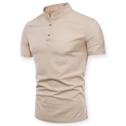 NOVA - Minimalistisch T-shirt met staande kraag voor een moderne look