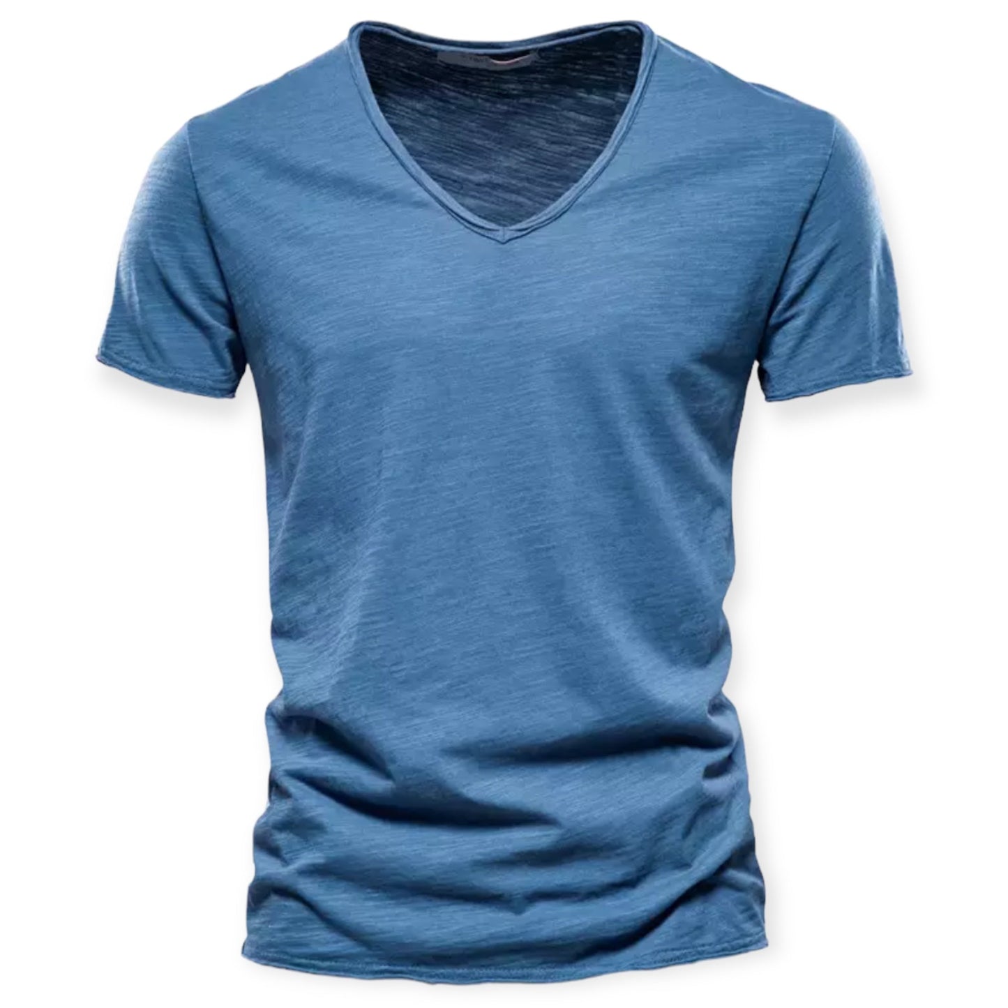 LEON - Casual herenoverhemd met V-hals voor een moeiteloze look