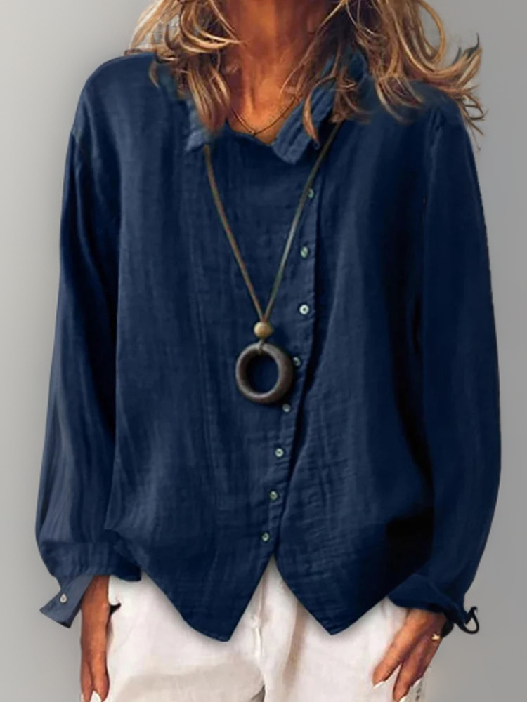 Minimalistisch relaxed fit dames T-shirt voor dagelijks comfort – MiraEase Top - Glamorix
