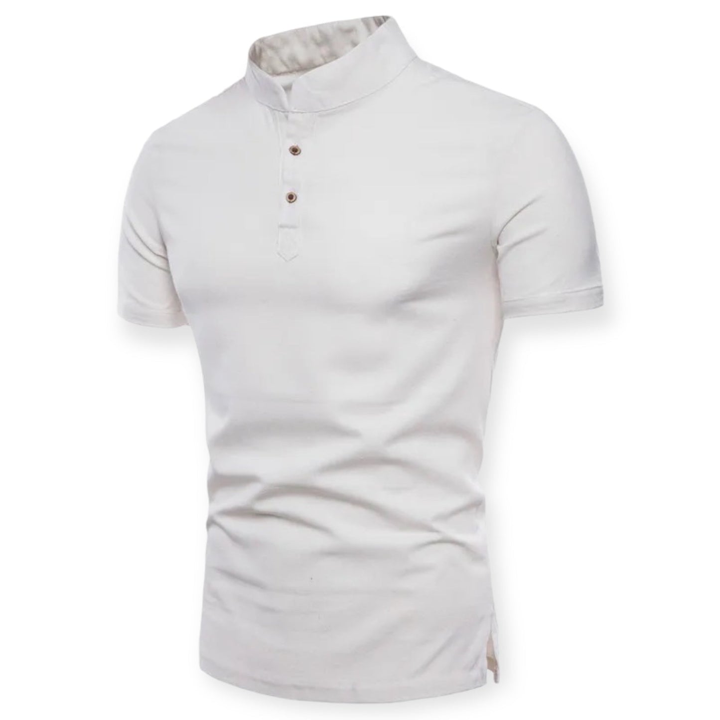 NOVA - Minimalistisch T-shirt met staande kraag voor een moderne look