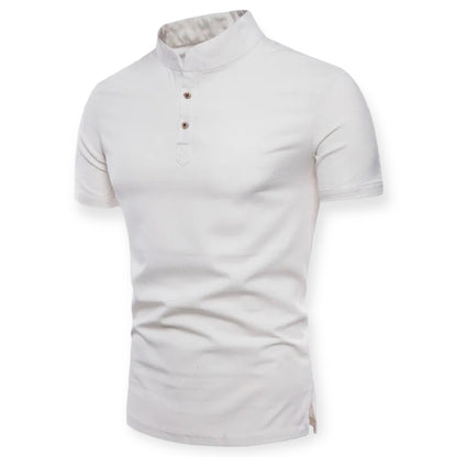 NOVA - Minimalistisch T-shirt met staande kraag voor een moderne look