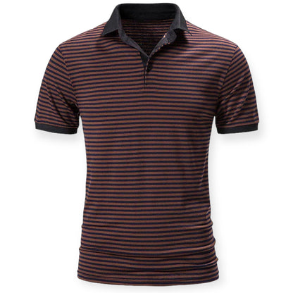 RYAN - Klassiek gestreept poloshirt met kraag voor een tijdloze look