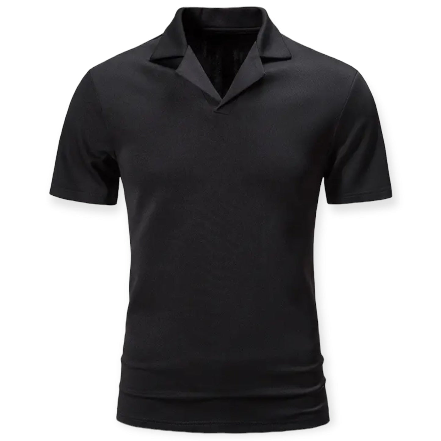 JASPER - Herenpolo met open kraag voor een stijlvolle casual look