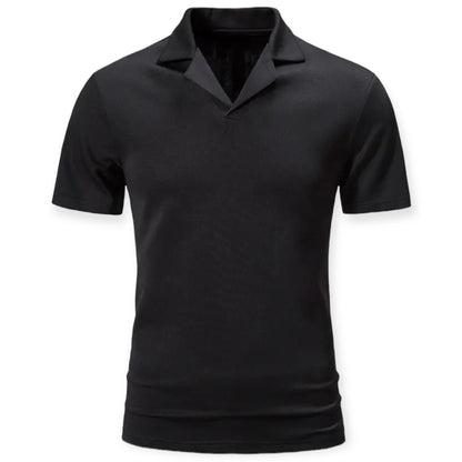 JASPER - Herenpolo met open kraag voor een stijlvolle casual look
