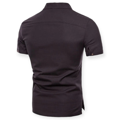 NOVA - Minimalistisch T-shirt met staande kraag voor een moderne look