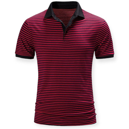 RYAN - Klassiek gestreept poloshirt met kraag voor een tijdloze look