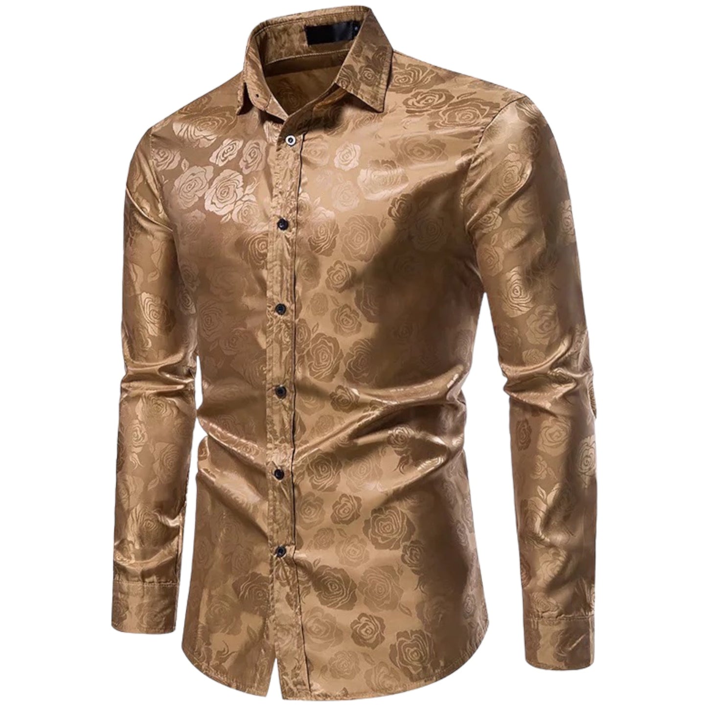 FLORIAN – Bloemig gedetailleerd overhemd met lange mouwen voor een stijlvolle en unieke look