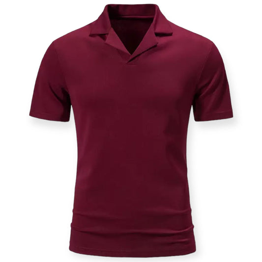 JASPER - Herenpolo met open kraag voor een stijlvolle casual look
