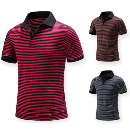 RYAN - Klassiek gestreept poloshirt met kraag voor een tijdloze look