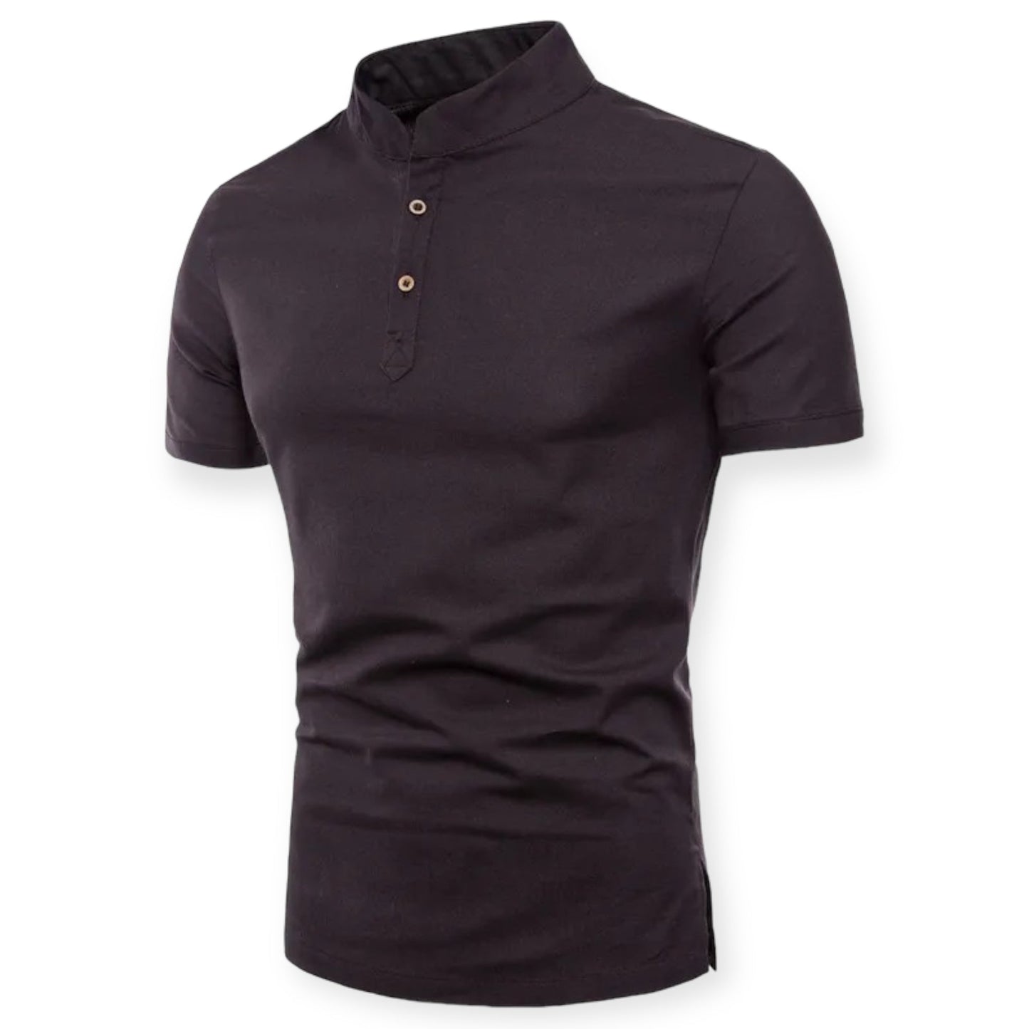 NOVA - Minimalistisch T-shirt met staande kraag voor een moderne look