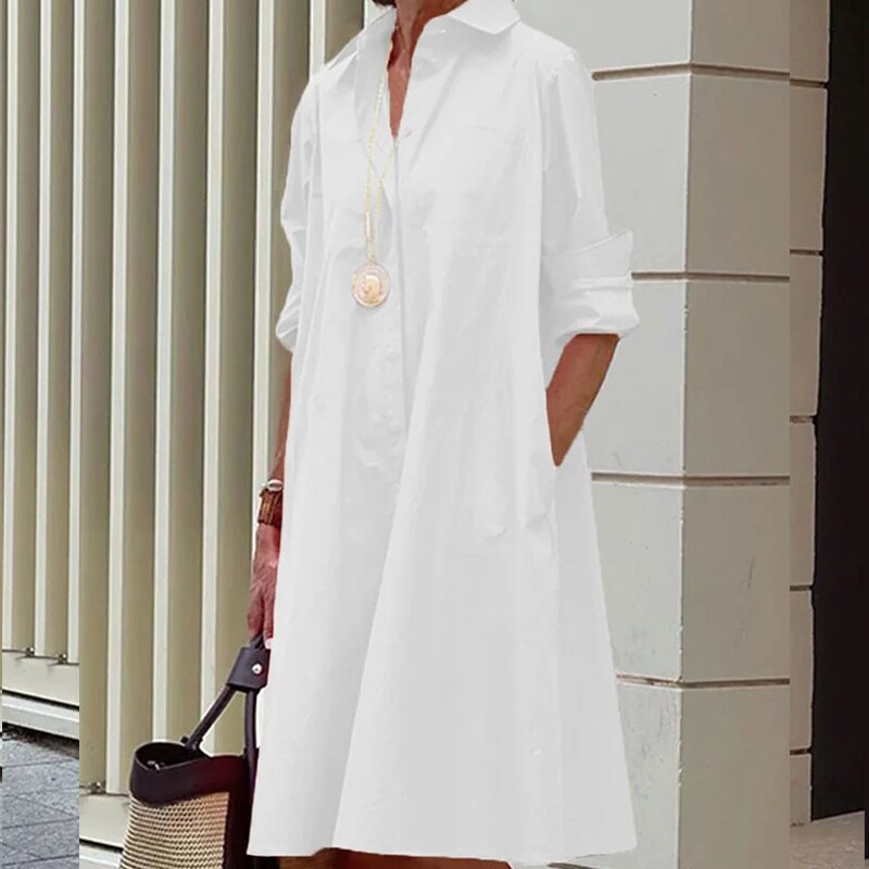 SIENNA - Casual midi-jurk voor dames