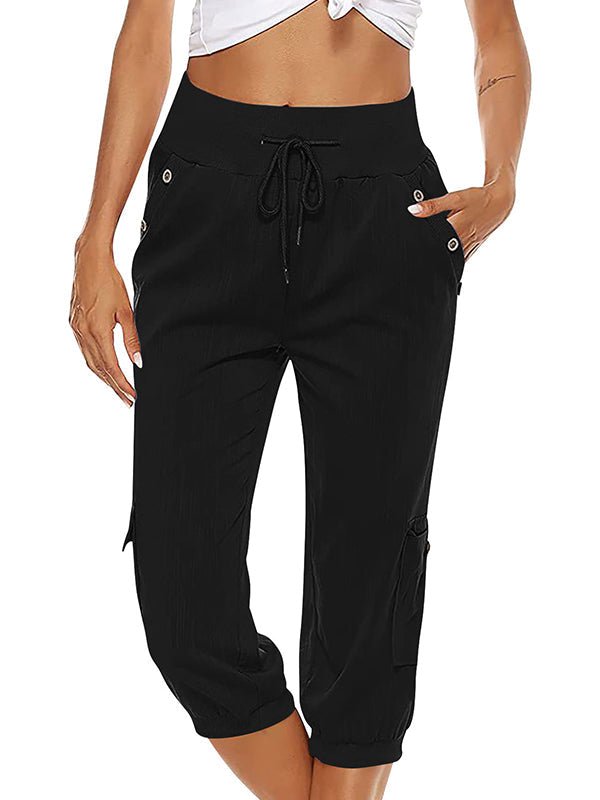 Comfortabele capribroek met verstelbare taille – LINA