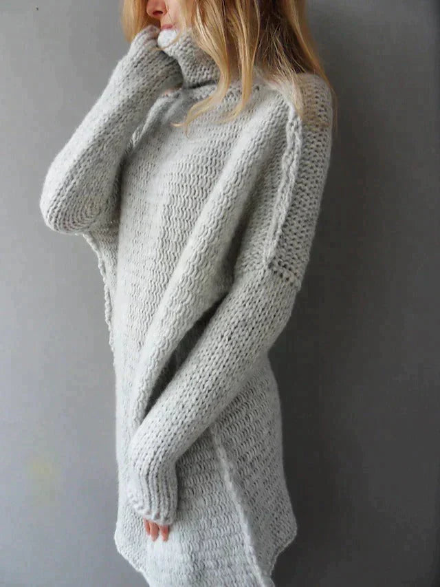 Carlita - Oversized Coltrui Gebreide Trui - Glamorix