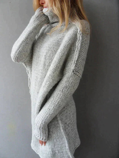 Carlita - Oversized Coltrui Gebreide Trui - Glamorix