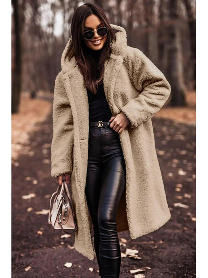 Noelle Teddy Winterjas Dames | Capuchon & Lang Model - Glamorix