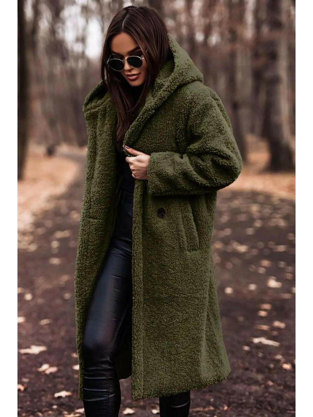 Noelle Teddy Winterjas Dames | Capuchon & Lang Model - Glamorix