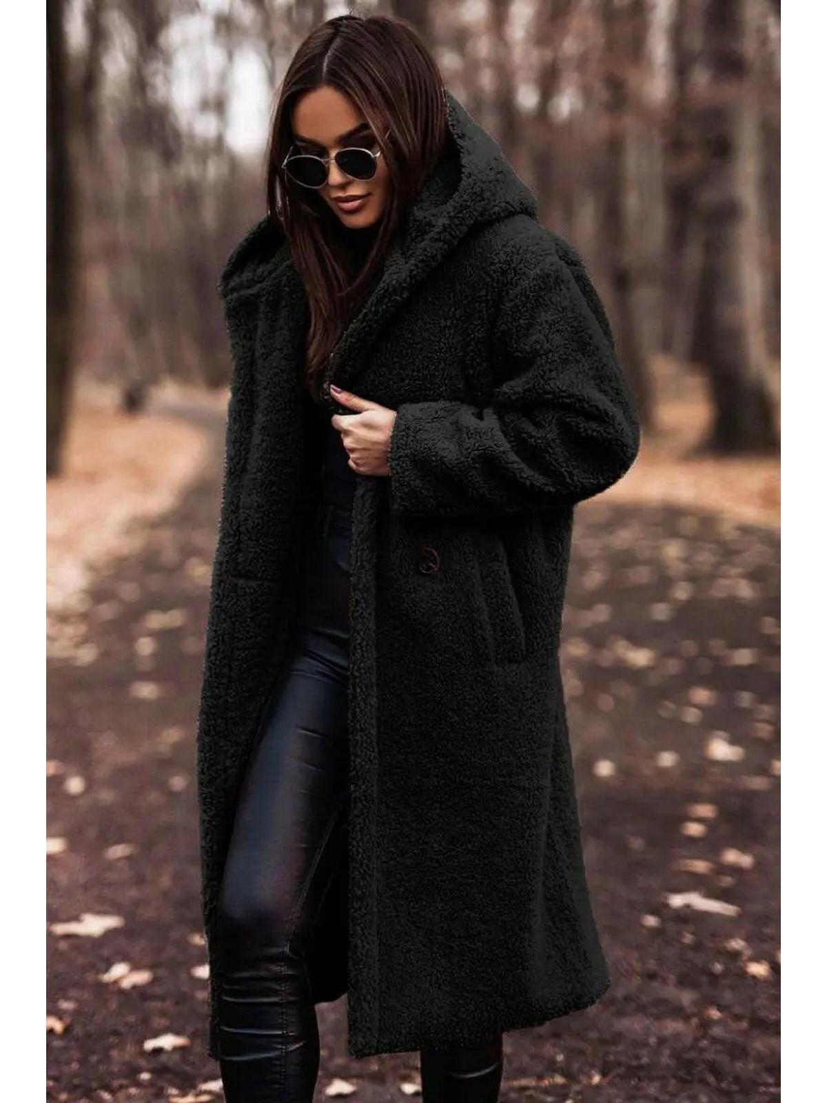 Noelle Teddy Winterjas Dames | Capuchon & Lang Model - Glamorix