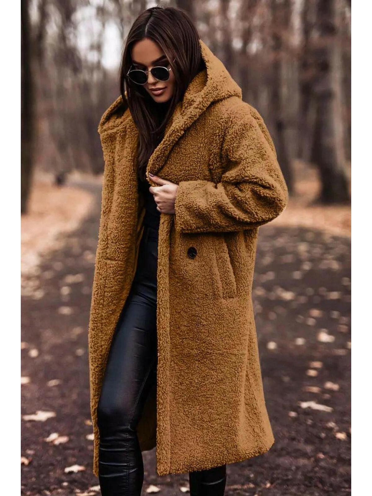 Noelle Teddy Winterjas Dames | Capuchon & Lang Model - Glamorix