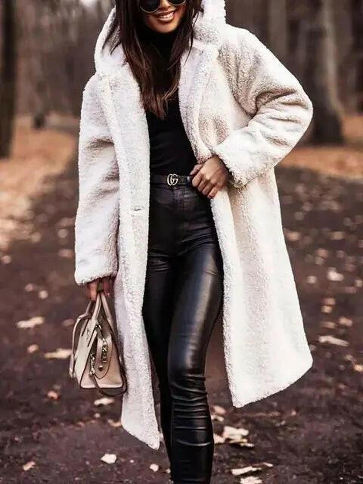 Noelle Teddy Winterjas Dames | Capuchon & Lang Model - Glamorix