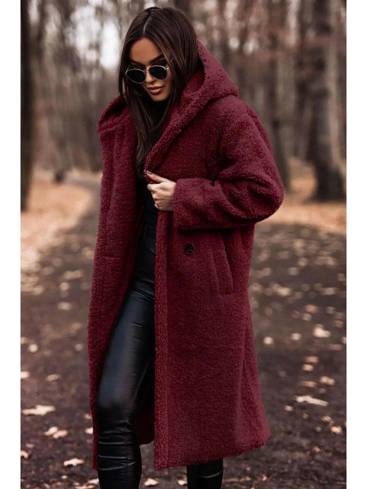 Noelle Teddy Winterjas Dames | Capuchon & Lang Model - Glamorix