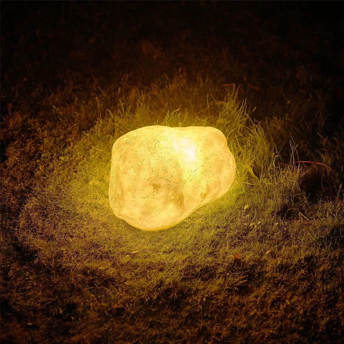 Solar tuinlampen met natuursteen-look – ECO STONE GLOW - Glamorix