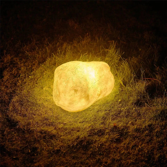 Solar tuinlampen met natuursteen-look – ECO STONE GLOW - Glamorix