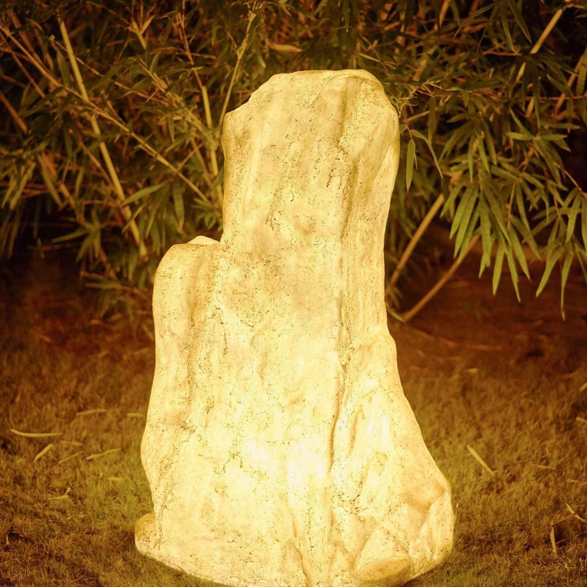 Solar tuinlampen met natuursteen-look – ECO STONE GLOW - Glamorix
