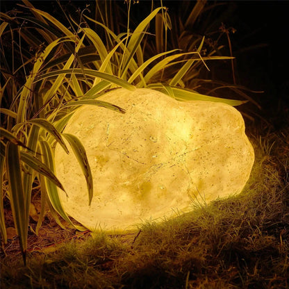 Solar tuinlampen met natuursteen-look – ECO STONE GLOW - Glamorix