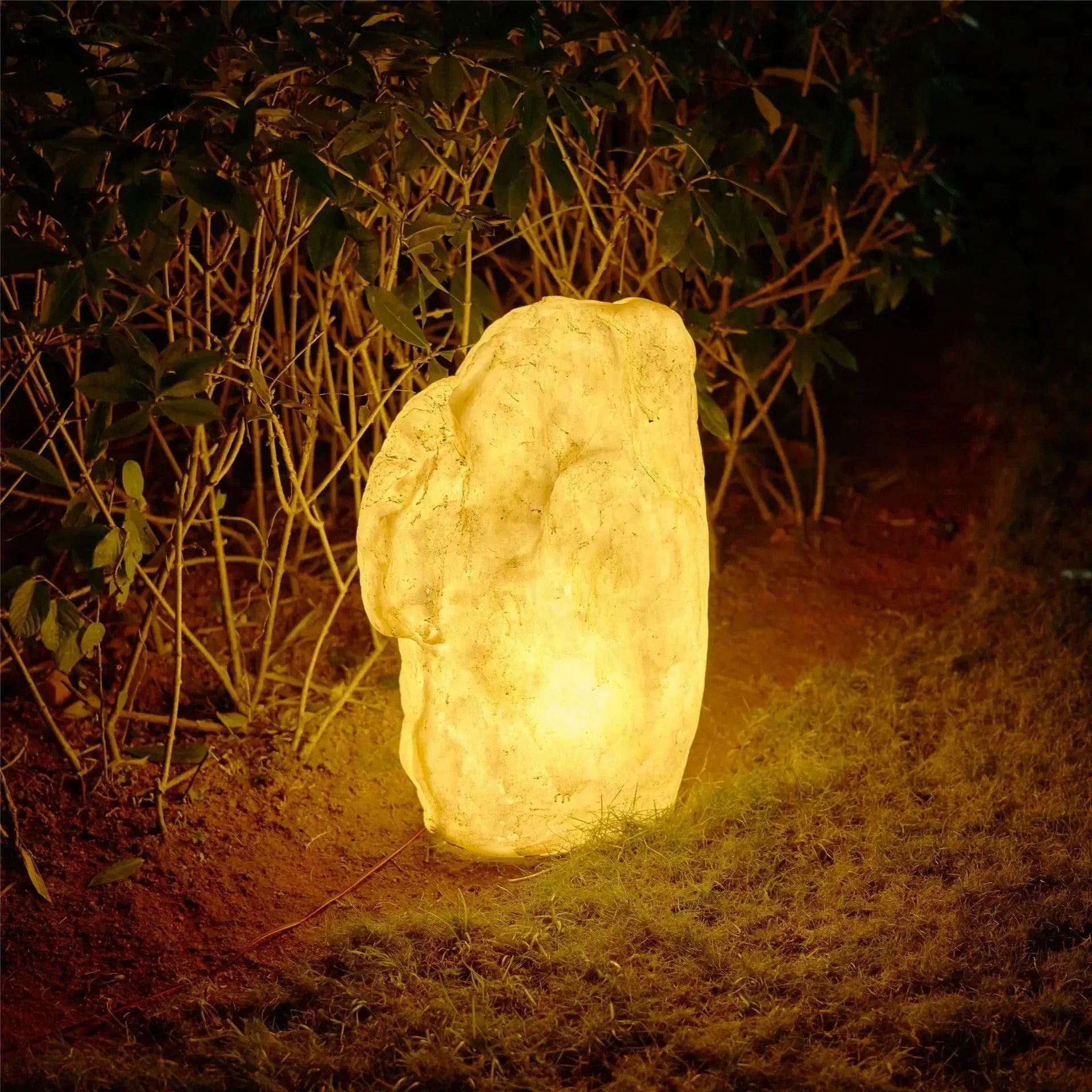 Solar tuinlampen met natuursteen-look – ECO STONE GLOW - Glamorix