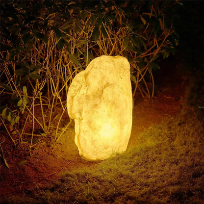 Solar tuinlampen met natuursteen-look – ECO STONE GLOW - Glamorix