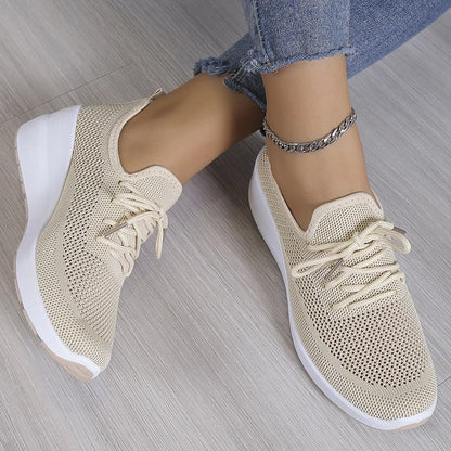 Lichte dames sneakers met ademende mesh structuur – VELORA AIR - Glamorix