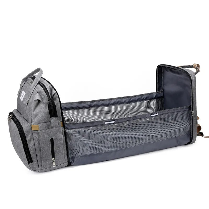 Multifunctionele luierrugzak met uitklapbaar babynest – NOMI NESTPACK - Glamorix
