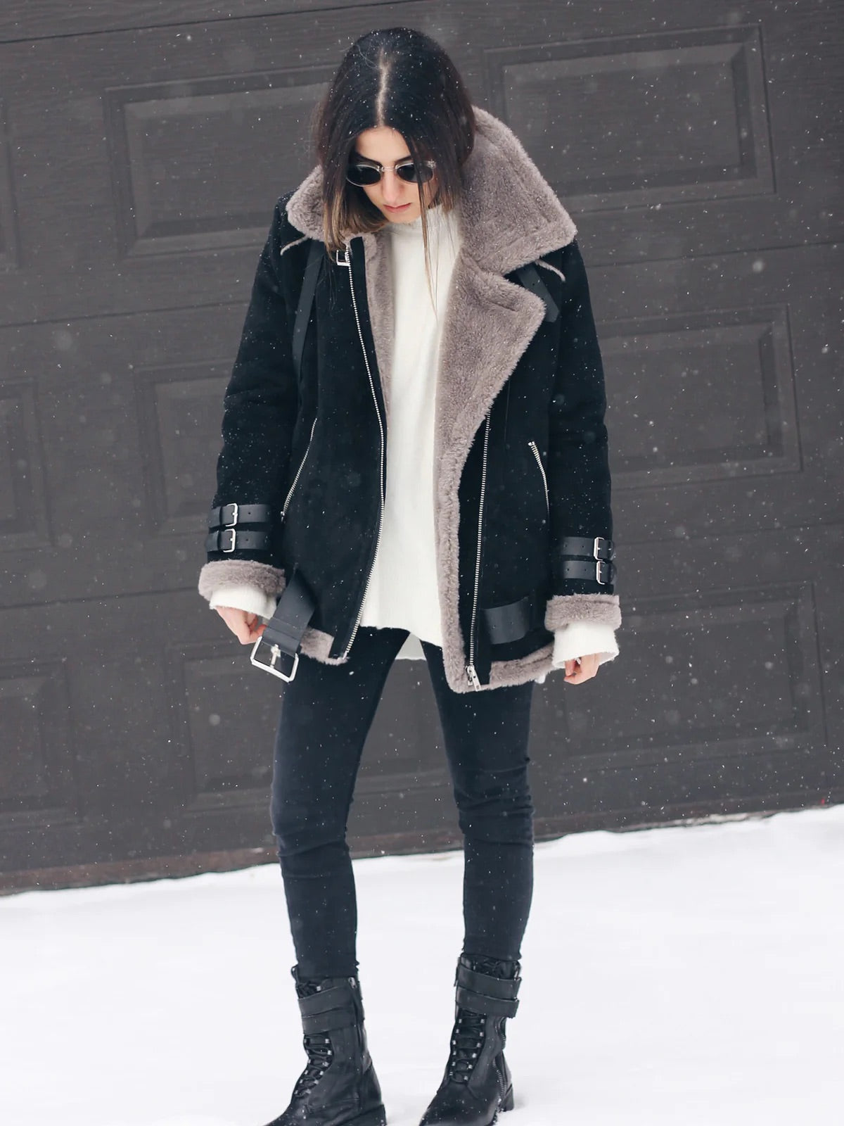 María - Chaqueta Gruesa de Invierno de Talla Grande Para Mujer - Glamorix