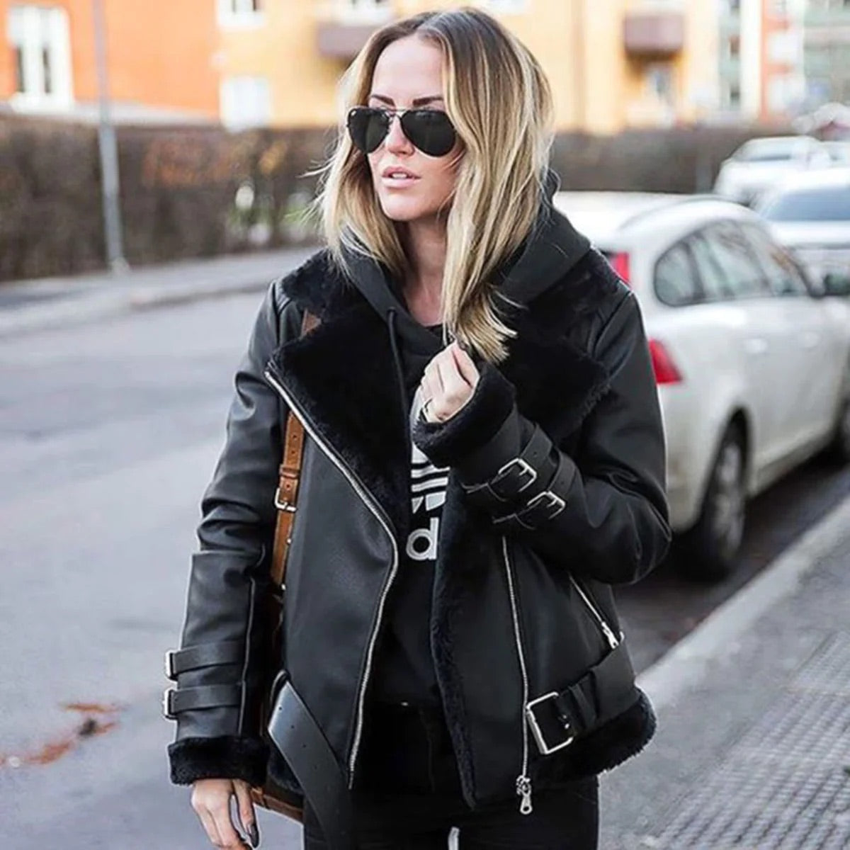 María - Chaqueta Gruesa de Invierno de Talla Grande Para Mujer - Glamorix