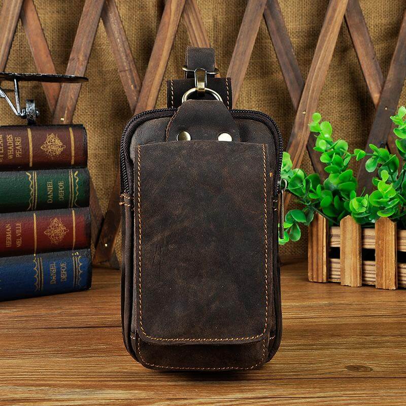 Stoere leren heren heuptas – Veyron LeatherBeltBag - Glamorix