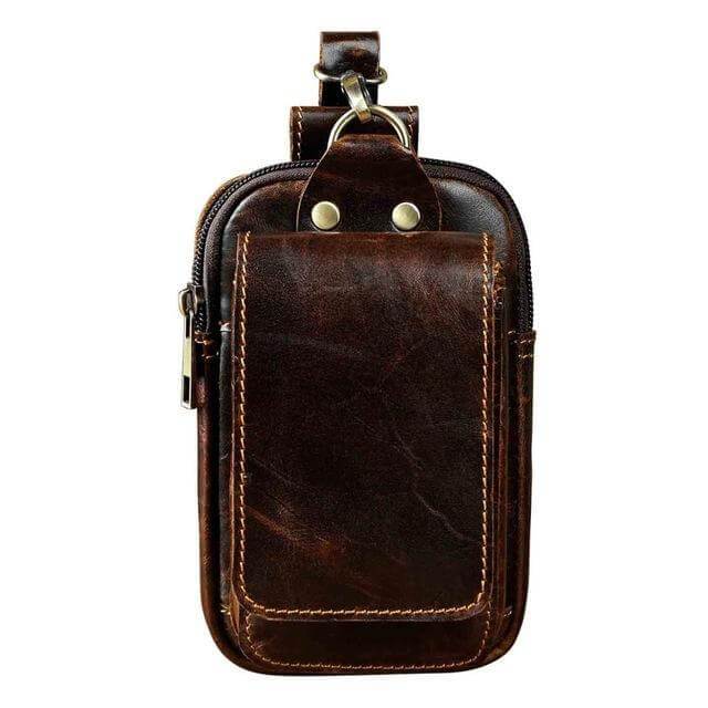 Stoere leren heren heuptas – Veyron LeatherBeltBag - Glamorix