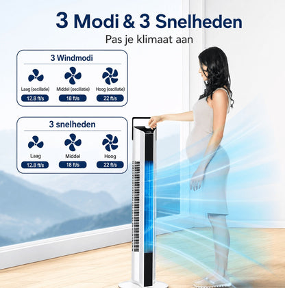 Mobiele airco zonder afvoerslang met slimme koeling – ARCTIFLOW - Glamorix