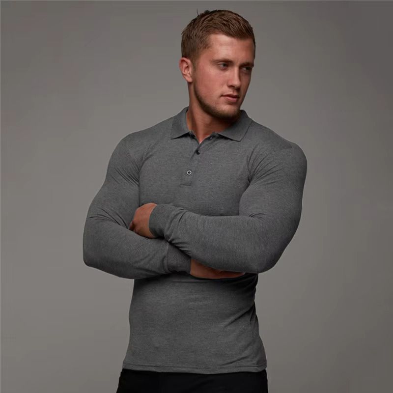 Stijlvol Heren Longsleeve Poloshirt voor Elke Gelegenheid – LUMERO