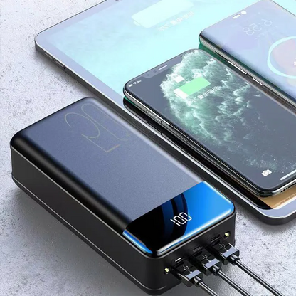 Ultrakrachtige 100.000mAh powerbank met snellaadfunctie – VOLTRIQ MAX - Glamorix
