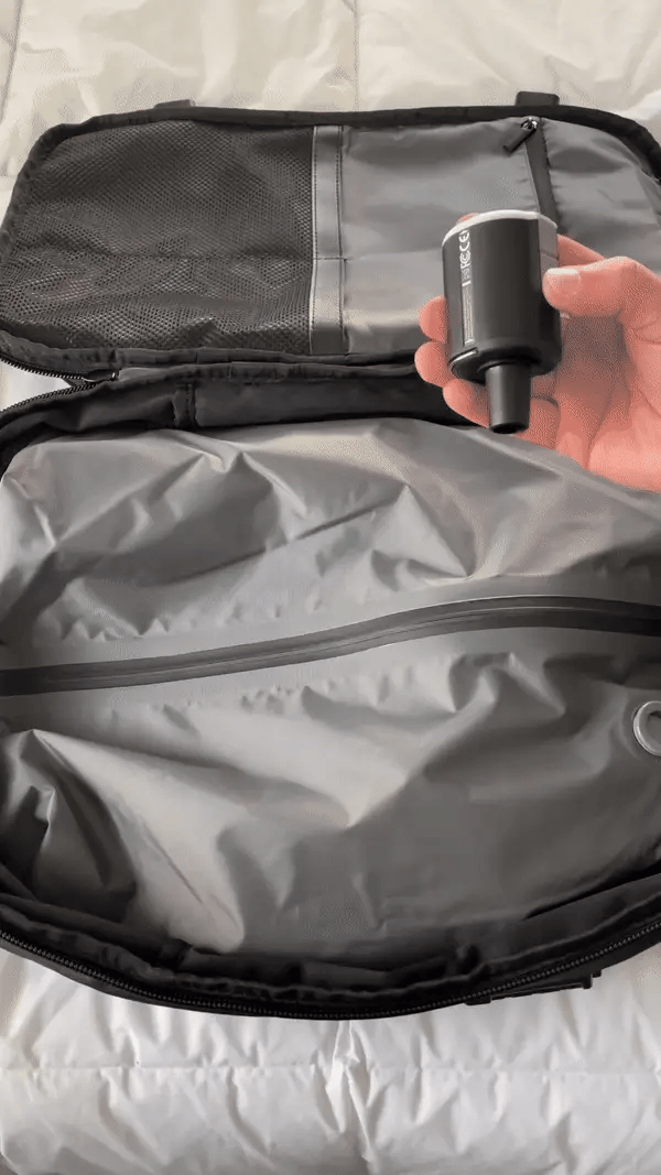 Reisrugzak met vacuümcompressie en extra veel ruimte – AeroVault Comprex - Glamorix