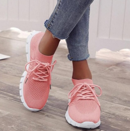 Stijlvolle orthopedische sneakers voor dames met lichtgewicht ondersteuning – FlexivaWalk - Glamorix