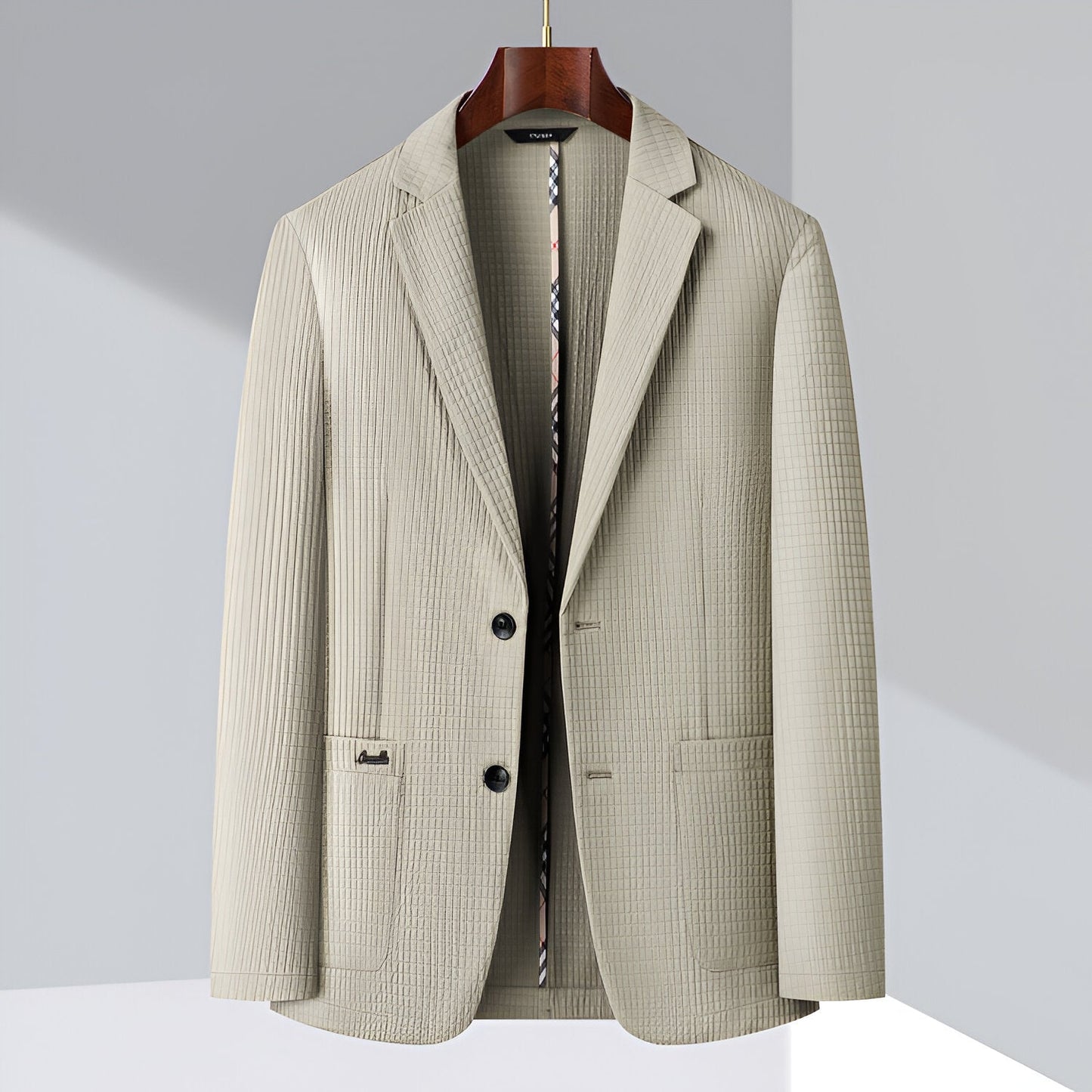 Liam - Moderne herenblazer met structuur voor een verfijnde look