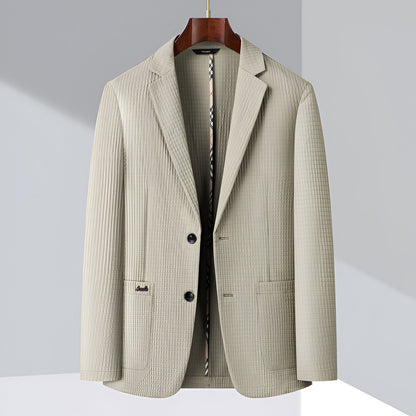 Liam - Moderne herenblazer met structuur voor een verfijnde look