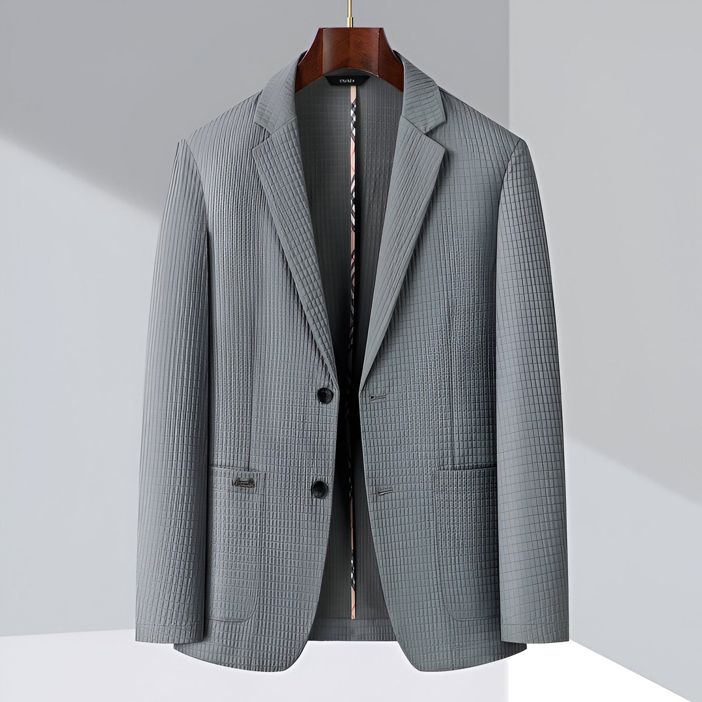 Liam - Moderne herenblazer met structuur voor een verfijnde look